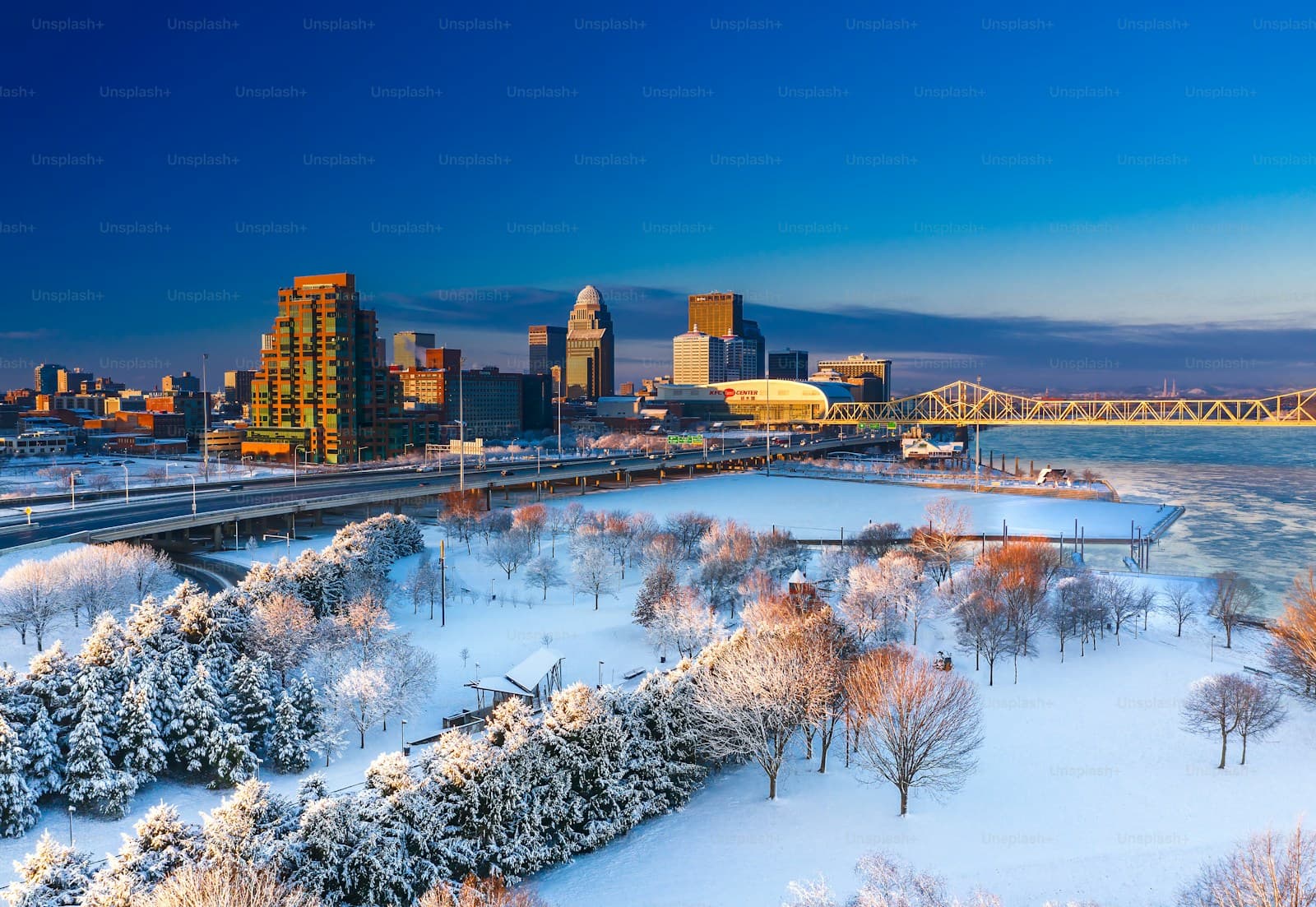 Syracuse, New York cityscape and street view